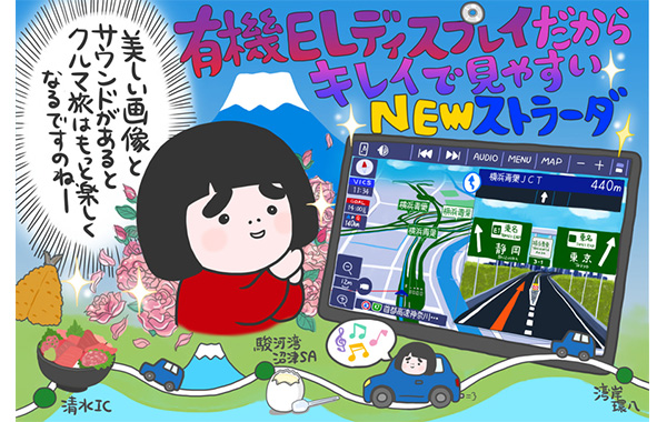 ゆきぴゅーのパナソニック新型カーナビ「ストラーダ」があると、海鮮丼を食べにお出かけしてみたくなっちゃいますの！の巻