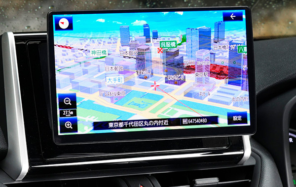10V型の大画面に加え映像/地図の美しさも際立つ「ストラーダ CN-F1X10BHD」