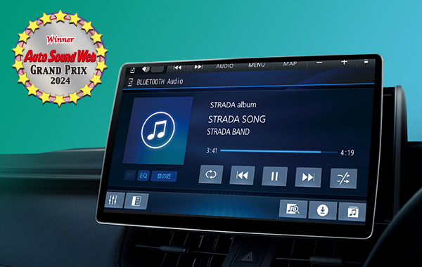 「Auto Sound Web Grand Prix 2024」を受賞！最新ストラーダ「CN-F1X10C1D」