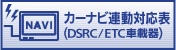 �J�[�i�r�A���Ή��\�iDSRC/ETC�ԍڊ�j