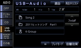 USBオーディオ対応だから気軽さ満点大好きな曲をたくさん収録できます