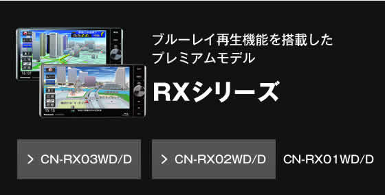 RXシリーズ ブルーレイ再生機能を搭載したプレミアムモデル