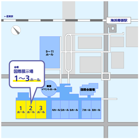 4ホール Panasonicブース位置