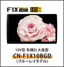 10V型 有機EL大画面カーナビステーションCN-F1X10BGD