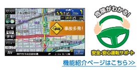 充実の安全・安心運転サポート！機能紹介ページはこちら