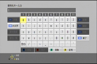 ソフトキーボード