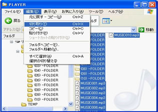 PLAYERフォルダー図