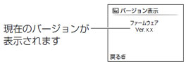 バージョン表示