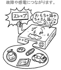 故障や感電につながります。