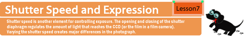 Shutter Speed and Expression