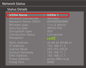 Network Status