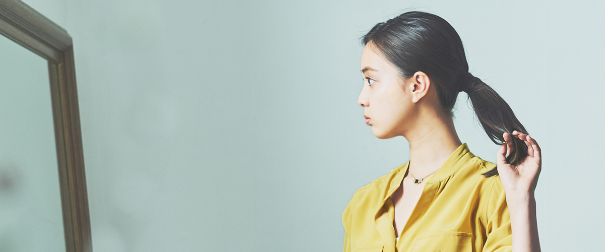 Hair so smooth you'll want to keep touching it