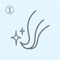 Intensive hair tip care mode